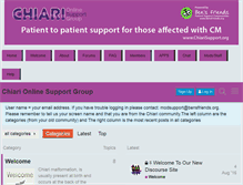 Tablet Screenshot of chiarisupport.org